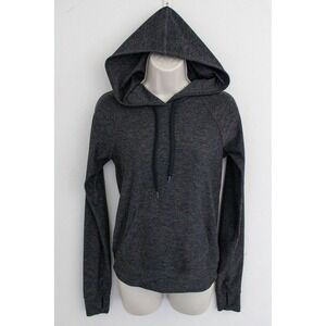 Outdoor Voices Hoodie Pullover Womens XS Gray Pullover Cloudknit Long Sleeve
